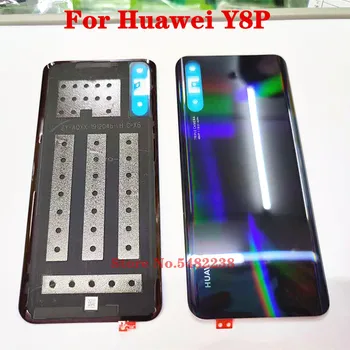 Original Mijloc Cadru de Sticlă Înapoi Ușă de Locuințe Pentru Huawei Y8P LCD Cadru Față-Spate, capac Baterie Caz piese de schimb