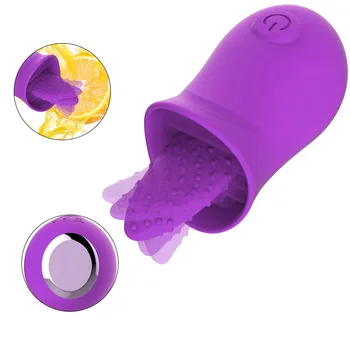 Clitorisul Cu Limba Vibrator Cu 10 Vibrații Puternice Moduri De Clitoris Biberon Lins Stimularea Orgasmului Anus Masaj Jucarii Sexuale Pentru Femei