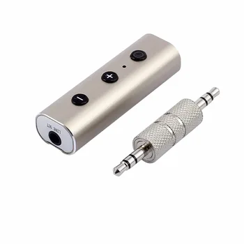LiNKFOR Bluetooth 4.2 Wireless Aluminiu Mini de 3,5 mm Masina Aux Receptor de Muzică Adaptor Audio Cu Microfon Wireless Adaptor Pentru Masina AUX