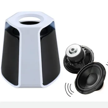 PZ 1BUC Mini Difuzor Bluetooth Simplificat Cerc HIFI Stereo Sunet Audio Hi-Fi gratuit Subwoofer Portabil de Înaltă calitate