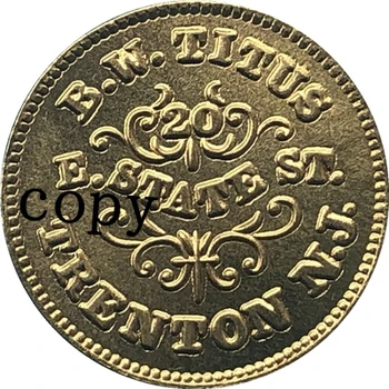 Statele UNITE ale americii războiul Civil 1863 copia monede #10