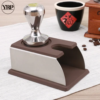 YRP din Oțel Inoxidabil, Silicon Tamper Mat Cafea Espresso Suport Rack Barista Instrument de Compactare Titularul de Presă Mașină de Cafea Accesorii