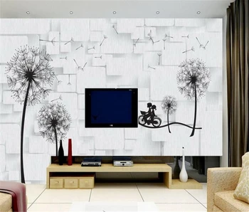 Beibehang Mare personalizate 3D romantic papadie dragostea TV camera de zi dormitor fundal decor acasă