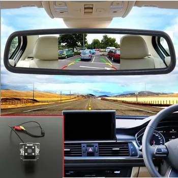 Auto-styling CCD Parcare Monitorizează Sistemul, Mașină de Camera din Spate de 5 inch Oglindă Monitor Pentru Mitsubishi Airtrek / Outlander 2006~2013