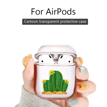 Capac pentru airpods caz 1/2 capac cască de desene animate drăguț simplu silicon potrivit pentru căști airpod caz acoperire apple airpods caz
