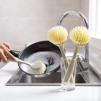 Decontaminarea mâner lung oala perie de bucătărie de spălat vase se spală perie oală chiuveta aragaz curățare perie perie de uz casnic