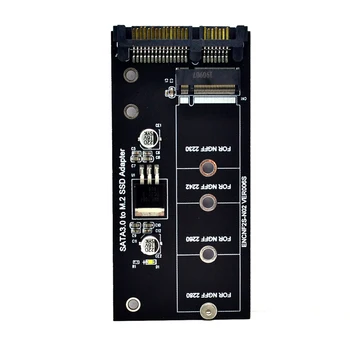 BTBcoin Add Pe Carduri de unitati solid state M. 2 Adaptor M2 SATA3 Fonduri M. 2 SATA Adaptor SSD M2 la SATA Card de Expansiune B Chei pentru 30/42/60/80mm