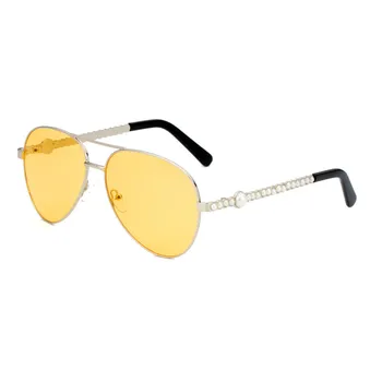 2018 pilot vintage de designer de Brand stras oglindă ochelari de Soare Pentru Femei Metalice Reflectorizante plat lentile de Ochelari de Soare de sex Feminin oculos