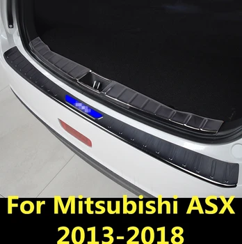 Pentru Mitsubishi ASX 2013-2018 inox Interior Exterior-Spate, Portbagaj, Bara de protecție Scuff Placa Pragului de Ușă Accesorii Auto