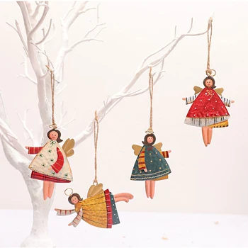 Înger De Crăciun Doll Aliaj Pandantive Pom De Crăciun Agățat Ornamente De Anul Nou, Decoratiuni De Craciun