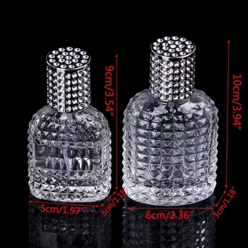 Nou Stil de Ananas Portabil Sticlă Sticlă de Parfum Cu Pulverizator Gol Cu Pulverizator Q0KD