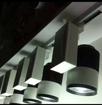 CREE LED 45W COB Iluminat Interior LED Track Lumina Alb Cald Alb Rece LED-uri de Iluminat Cale 1buc/lot Transport Gratuit