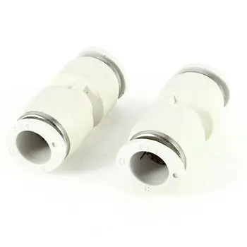 Air Pneumatic 12mm to 12mm Straight Push in Connectors Quick Fittings 2PCS