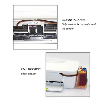 DMYON Compatibil pentru Hp 21 22 Sistem de Alimentare continua Cerneală OfficeJet 5610 5610v 5610xi All-in-One Cartuș de Cerneală de Imprimantă