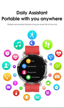 L17 Ceas Inteligent Bluetooth Apel ECG PPG Rata de Inima Brățară de Fitness Tracker Tensiunii Arteriale IP68 Smartwatch pentru IOS, Android Telefon