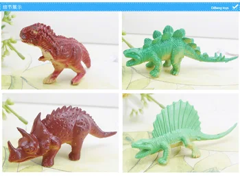 22buc/set static de simulare costum de dinozaur copac animal de identificare PVC Model Clasic Jucarii cadou de Crăciun cadouri de Vacanță