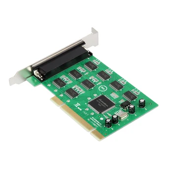 8 Porturi RS232 DB9 Com PCI Controler Serial I/O Card SystemBase 1058 Chipset cu Fan-out Cablu