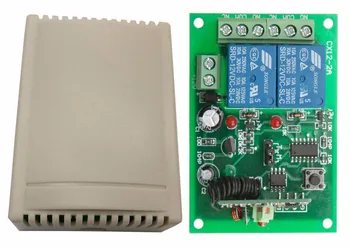 DC12V 24V 2CH 2 CH RF fără Fir Control de la Distanță Comutator de Iluminat Sistem transmițător Receptor 2 CANALE Releu Smart Home z-wave