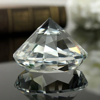 40mm Cristal Clar Stras Diamant Bijuterii Meserii Prespapier Home Decor Petrecere de Nunta Consumabile