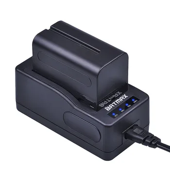 Batmax LED-uri Ultra Rapide Incarcator pentru Sony NP-F550 NP-F960 F970 NP-FM500H NP-F530,NP-FM50 NP-F750 F750 NP-F770 F770 F550