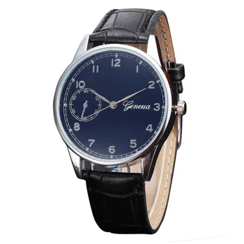 Bărbați Ceas cu bratara din Piele Simple cu Design Retro arabă Digital Blue Dial Cuarț Ceas de mână de Afaceri horloges mannen, administrat de luxe merk a7