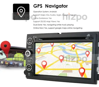 2Din Android 10 Auto Multimedia GPS pentru Ford F150 se Concentreze E150 E250 Fusion, Explorer Scape Radio Bluetooth Wifi SWC Stereo