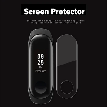 10buc Clar Moale, Plin de Acoperire Ecran de Protecție de Film Pentru Xiaomi Mi Band 4 SmartWatch Folie de Protectie, NU de STICLA
