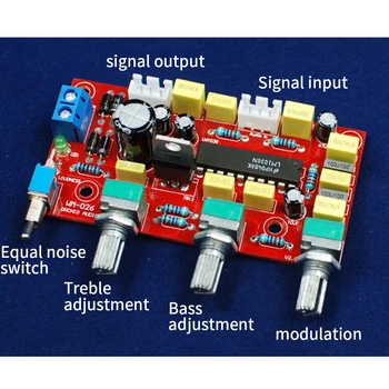 Audio LM1036 Acasă Anti Zgomot Înalte Accesorii DIY Ton Bord Kit HIFI Preamplificator de Control al Volumului, Bass Pasionat de Modul Amplificator