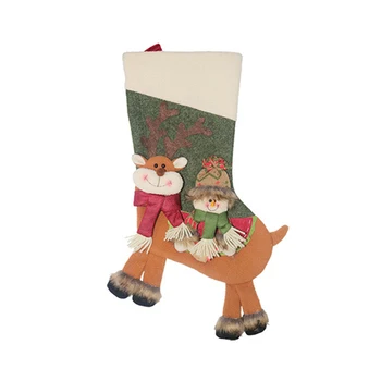 Crăciun Ciorap Ciorap Bomboane Sac de Cadouri Decoratiuni pentru Casa Ornamente de Anul Nou Crăciun Pandantiv
