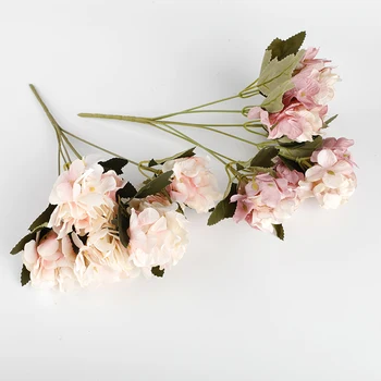 Flori artificiale ieftine mătase Hortensie accesorii pentru decor de crăciun decorative, flori de nunta, accesorii de mireasa clearance-ul