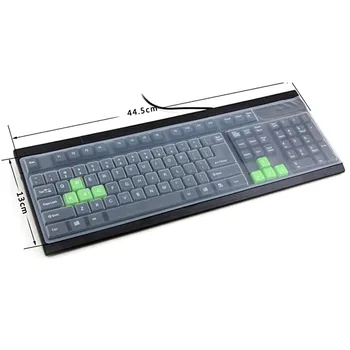 Nou 1 BUC Universal Silicon Computer Desktop Keyboard Piele Capac Protector de Acoperire de Film