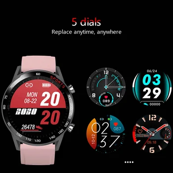 [bluetooth 5.0] Bakeey F23L Smartwatch Bărbați Femei Smart Watch pentru iOS Android Monitor de Ritm Cardiac Sănătate Tracker de Fitness Sport