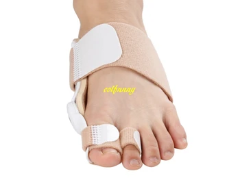 100buc/lot Hallux Valgus a Degetului mare Corector Mare de la Picior Inflamație la picior Atelă Îndreptat Două Găuri Tep Separator Picioare Degetul mare Grijă Inflamație la picior de Ajutor