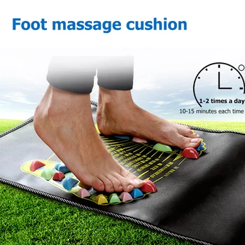 Piciorul Saltea de Masaj Reflexoterapie Plastic de Mers pe jos de Piatră Piciorul Masaj Pad Pernă de Îngrijire a Sănătății Presopunctura Saltea Pad massageador