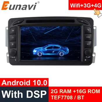 Eunavi Android 10 Car DVD Player Pentru Mercedes Benz CLK W209 W203 W463 W208 W210 Vito Wifi, 4G, GPS, Bluetooth Stereo Audio