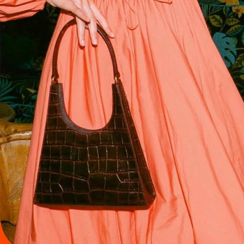 Femei geanta 2020 nou PU Clapa Moda Aligator Hasp geanta triunghi Ghiozdane Euro-America de lux în stil de mare capacitate sac de designer