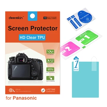 Deerekin HD Soft TPU Screen Protector pentru Panasonic LUMIX LX100 II FZ82 FZ80 FZ81 FZ72 FZ70 ZS40 TZ60 ZS80 TZ95 DC-G90 G95 G99