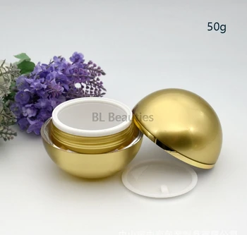 100buc/lot 15G 30G 50G de Aur Acrilic Minge Forma de Crema de Sticla,Containere Cosmetice,Crema Borcan,Borcan Cosmetice,Ambalaje Cosmetice