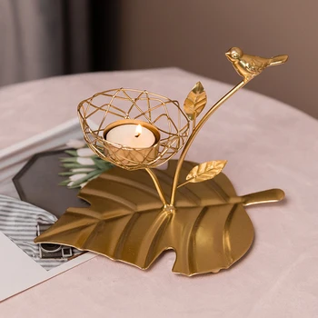 Nordic sfeșnic sfeșnic de aur Decorative sfeșnic Centrul de masă candelabru masă sfesnice Decor modern