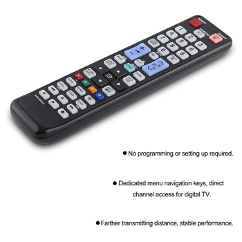 Smart TV Control de la Distanță pentru Samsung AA59-00431A, Înlocuirea Universal Telecomanda AA59-00431A pentru Samsung Smart TV