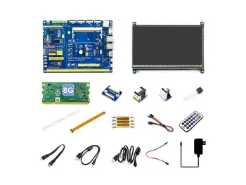 Raspberry Pi Calcula Modulul 3+/8GB Kit de Dezvoltare de Tip B, CM3+ IO Bord, HDMI LCD, DS18B20, Telecomanda IR
