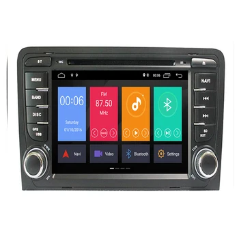 Pentru Audi A3 S3 2002-2011 2 din android 10 car multimedia dvd player GPS radio stereo BT volan DSP IPS 8 CORE 4G OBD2