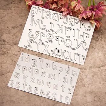 Scrisoare alfabet Număr de Tăiere a Metalelor, Matrițe, pentru DIY Scrapbooking Album Muri Tăiate Filtru de Cărți de Hârtie Decor Șablon Șabloane Meserii