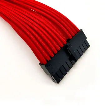De sex masculin la Feminin Roșu de Putere Cabluri de Prelungire folosi pentru 24PIN Placa de baza / 8PINI GPU/8PINI CPU/6PINI GPU 18AWG Cablu de Transfer