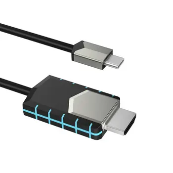 1080P, 4K, USB-C Pentru Cablu HDMI de Tip C de sex Masculin la HDMI de sex Masculin Adaptor Convertor Pentru Samsung S9 S8 Pentru Huawei Mate 10 P20 Pentru MacBook