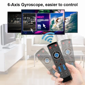 Max Control de la Distanță De 2,4 G T1 Wireless Air Mouse Giroscop Voce de uz Casnic Vizionarea TV Accesorii pentru Android TV Box