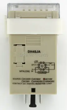 DH48JA DH48J-O 8 pin AC 110V de intrare de la senzorul digital counter releu DH48J serie 110VAC releu de numărare