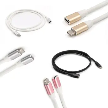 1 Metru USB de Tip C Cablu de Extensie USB 3.1 USB-C de sex Masculin la Feminin Extinderea Sârmă Extender-Cablu Conector Dock