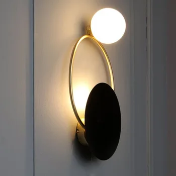 Loft luminaria led-uri lumina de perete de fier living culoar bedroom home deco lampa maimuță