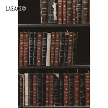 Laeacco Biblioteca Photophone Bookselves Literatura Document Carte Fundaluri Foto Fotografie De Fundal Pentru Studio Foto Photocall